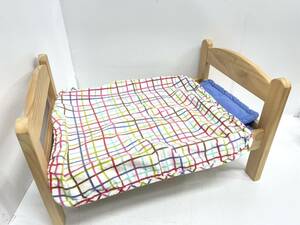 送料無料h55309 IKEA イケア 人形用ベッド ベッドリネンセット付き 201.678.38 猫ベッド ホビー