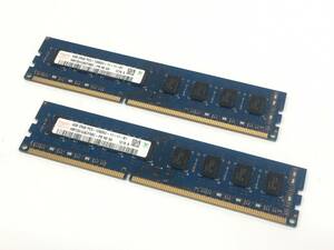 送料無料h40133 hynix 4GB 2RX8 PC3L-12800U-11-11-B1 HMT351U6CFR8C-PB NO AA 1219A 2点セット 比較的美品