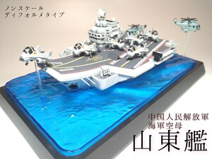 中国人民解放軍海軍空母 山東艦(ノンスケールディフォルメタイプ)塗装済完成品