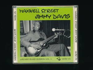 ☆MAXWELL STREET JIMMY DAVIS☆CHICAGO BLUES SESSION VOL.11☆WOLF RECORDS 120.857 CD☆