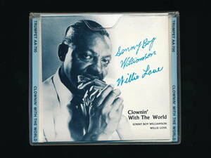 ☆SONNY BOY WILLIAMSON / WILLIE LOVE☆CLOWNIN' WITH THE WORLD☆1989年輸入盤☆TRUMPET/ACOUSTIC ARCHIVES AA-700☆