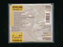 ☆HOWLING WOLF☆LIVE IN EUROPE 1964☆輸入盤☆SUNDOWN CD 907☆HOWLIN' WOLF☆_画像2