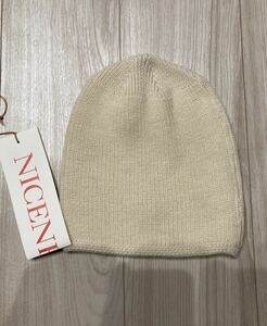 21AW NICENESS ナイスネス ニットキャップ DUCANN ナチュラル ウール　キャップ　レショップ　le herill neat COMOLI 新品