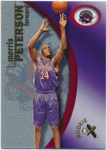 Morris Peterson NBA 2000-01 Fleer E-X RC #119 Rookie Card 1250枚限定 ルーキーカード モリス・ピーターソン