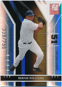 Bernie Williams MLB 2004 Donruss Elite Turn of the Century 750枚限定 バーニー・ウィリアムス