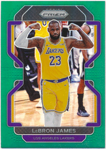 LeBron James NBA 2021-22 Panini Prizm Green Prizm グリーンプリズムカード レブロン・ジェームス