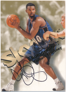 Calbert Cheaney NBA 1998-99 Skybox Autographics Signature Auto 直筆サイン オート カルバート・チェイニー