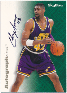 Chris Morris NBA 1996-97 Skybox Autographics Signature Auto 直筆サイン オート クリス・モリス