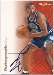 Andrew Lang NBA 1996-97 Skybox Autographics Signature Auto 直筆サイン オート アンドリュー・ラング