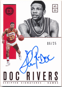 Doc Rivers NBA 2018-19 Panini Encased Scripted Signature Red Auto 25枚限定 レッドオート ドック・リバース