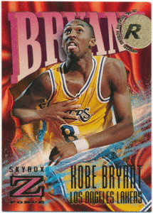 Kobe Bryant NBA 1996-97 Skybox Z-Force RC #142 Rookie Card ルーキーカード コービー・ブライアント