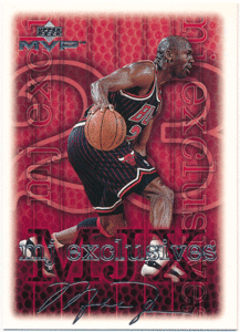 Michael Jordan NBA 1999-00 Upper Deck MVP MJ Exclusives Silver Script #181 シルバースクリプト マイケル・ジョーダン