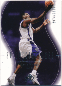 Chris Webber NBA 2004-05 Upper Deck SP Authentic SP Spectaculars 3999枚限定 クリス・ウェバー