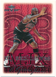Michael Jordan NBA 1999-00 Upper Deck MVP MJ Exclusives Silver Script #190 シルバースクリプト マイケル・ジョーダン