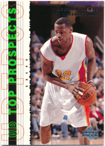LeBron James NBA 2003 UD Top Prospects RC #60 Rookie Card ルーキーカード レブロン・ジェームス