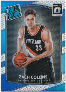 Zach Collins NBA 2017-18 Panini Donruss Optic RC Rookie Silver Holo Prizm ルーキーホロプリズム ザック・コリンズ
