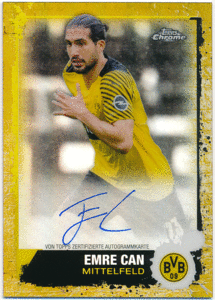 Emre Can 2021-22 Topps Chrome Borussia Dortmund Team Set Refractor Auto 49枚限定 直筆サイン リフオート エムレ・ジャン