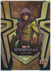 Green Goblin 2023 Upper Deck Marvel Spider-Man No Way Conception Perception スパイダーマン グリーンゴブリン 1:135パック