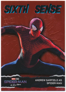 Andrew Garfield as Spider-Man 2023 Upper Deck Marvel Spider-Man No Way Sixth Sense SPS-22 スパイダーマン 1:900パック