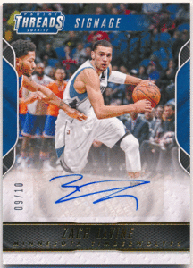 Zach LaVine NBA 2016-17 Panini Threads Signage Gold Auto 10枚限定 直筆サイン オート ザック・ラビーン