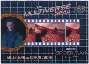 Willem Dafoe as Norman Osborn 2023 Upper Deck Marvel Spider-Man No Way Home The Multiverse is Real Acetate スパイダーマン