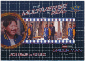 Jacob Batalion as Neo Leeds 2023 Upper Deck Marvel Spider-Man No Way Home The Multiverse is Real Acetate スパイダーマン