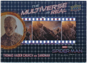 Thomas Haden Church as Sandman 2023 Upper Deck Marvel Spider-Man No Way Home The Multiverse is Real Acetate 1:60パック