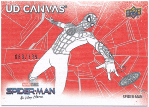 Spider-Man 2023 Upper Deck Marvel Spider-Man No Way Home UD Canvas C-32 Red Parallel 199枚限定 スパイダーマン