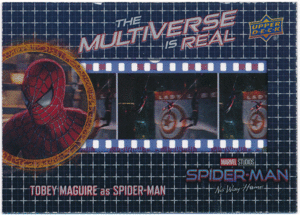 Tobey Maguire as Spider-Man 2023 Upper Deck Marvel No Way Home The Multiverse is Real Acetate スパイダーマン 1:480パック