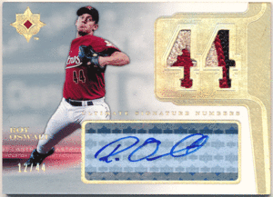 Roy Oswalt MLB 2004 UD Ultimate Collection Signature Numbers Patch Auto 44枚限定 パッチオート ロイ・オズワルト