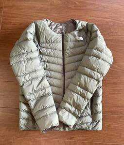 THE NORTH FACE サンダー ラウンドネック ジャケット THUNDER ROUNDNECK JACKET ハイブリッド インナー ダウン サイズ M 中古