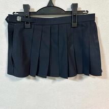 制服 黒 マイクロミニスカート W72 丈27.5 夏用 大きいサイズ_画像1