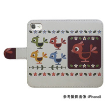 Redmi Note 11 Pro 5G　スマホケース 手帳型 プリントケース 花 鳥 葉 かわいい_画像2