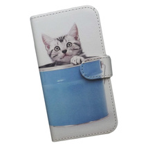 Redmi Note 11 Pro 5G　スマホケース 手帳型 プリントケース ネコ 子猫 アメリカンショートヘア バケツ かわいい_画像1