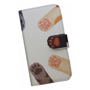 Redmi Note 11 Pro 5G　スマホケース 手帳型 プリントケース 猫の手 肉球 かわいい