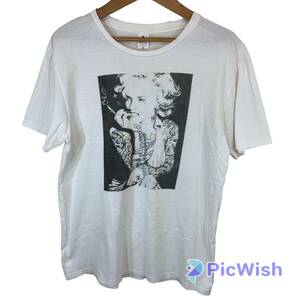 TRUSS トラス　Marilyn Monroe マリリンモンロー　men's メンズ　 ladies レディース　ユニセックス　tシャツ　アーティスト　XL ホワイト