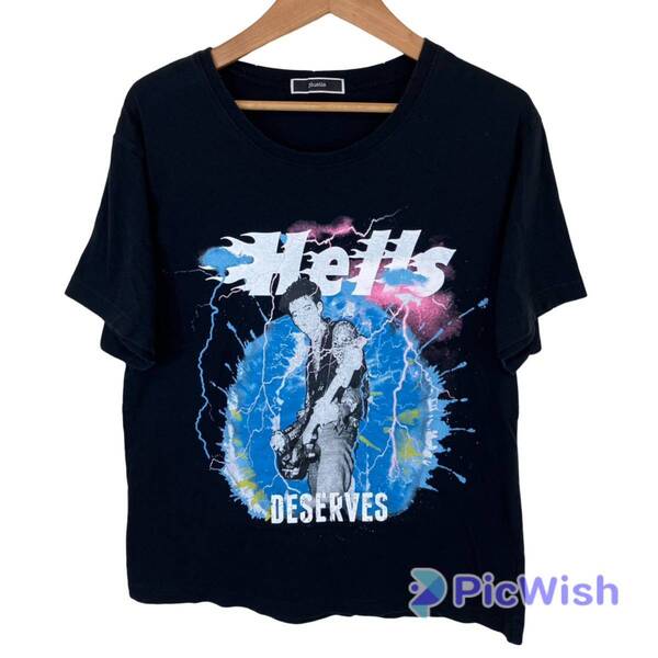 jouetie ジュエティ ladies レディース tシャツ ロック パンク size:M collar:BLK ブラック
