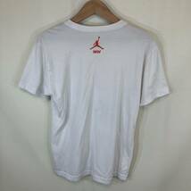 NIKE ナイキ　AIR Jordan エアジョーダン　men's メンズ　トップス　ジャンプマン　tシャツ size:S collar:ホワイト_画像3