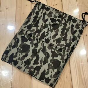 bape シューズ バッグ a bathing ape shoes bag 1st camo 1st カモ エイプ ベイプ アベイシングエイプ 非売品 ノベルティ