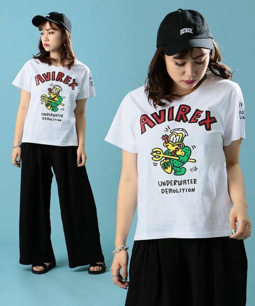 AVIREX【Women's】アビレックス　アヴィレックス　 ladies レディース　フロッグマン Tシャツ/BOXER JUNTARO/ボクサージュンタロー