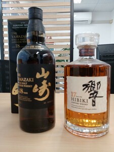 ★★【新品未開封品】SUNTORY ウイスキー 山崎　18年　響　17年　700ml 2本セット　おまとめ出品★★