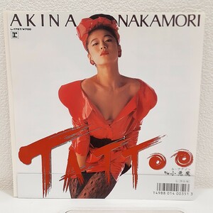 EP 中森明菜 TATTOO タトゥー /小悪魔 / ハガキ付き 1988 レコード