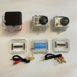 ★☆ Gopro HD Hero オリジナル ２台セット 液晶画面ユニット付き　中古実働品　☆★