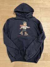 90s POLO BEAR スウェット パーカー　フーディ M Ralph Lauren ヴィンテージ ポロベア_画像1