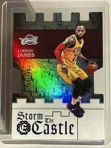 ★ LEBRON JAMES ★ 2016-17 EXCALIBUR [ STORM CASTLE Die-Cut : /199 ] ★ レブロン