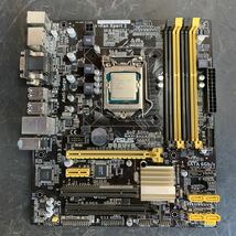 I002.型番：CPU i7-4790.マザーボード ASUS B85M-E.Intel CPU MicroATX セット.ジャンク_画像1