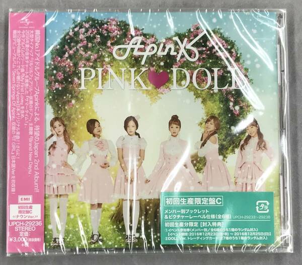 新品未開封CD☆Ａｐｉｎｋ　初回生産限定盤C ナウン Version ＰＩＮＫＤＯＬＬ..（2016/12/21）/ UPCH29236..