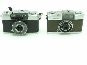 ★ハローカメラ★7972 OLYMPUS PEN ハーフ判 (ジャンク.2台) 【:要清掃】動作品ジャンク 現状 1円スタート 即決有り