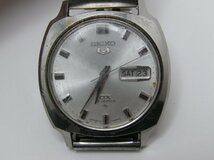 ★ハローカメラ★ 8233 セイコー SEIKO DX 5 27JEWELS AUTOMATIC 腕時計 ジャンク 竜頭欠品 メンズ 5139-7040 1円スタート_画像2