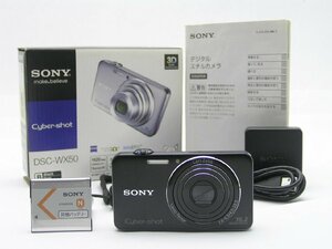 ★ハローカメラ★8255 SONY Cyber-shot DSC-WX50 1620万画素 箱.説明書.【 付属品あり】動作品、現状　1円スタ－ト